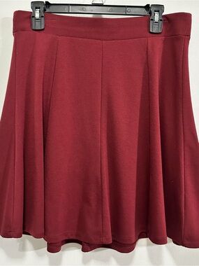 Women's Wine Red A-Line Skirt- Old Navy Sz: M